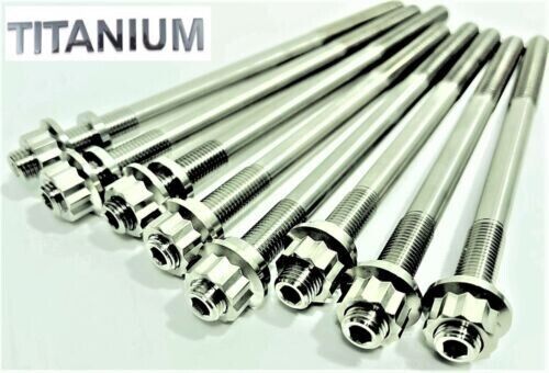 RZR XP Turbo S S4 Titanium Head Studs Maxlock Ti Cylinder Head Bolt Upgrade Kit - Image 11