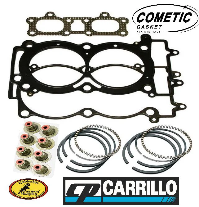 RZR XP XP-4 1000 98mm CP Piston Rings +5mm Big Bore Ring Set Gaskets Valve Seals - Image 13