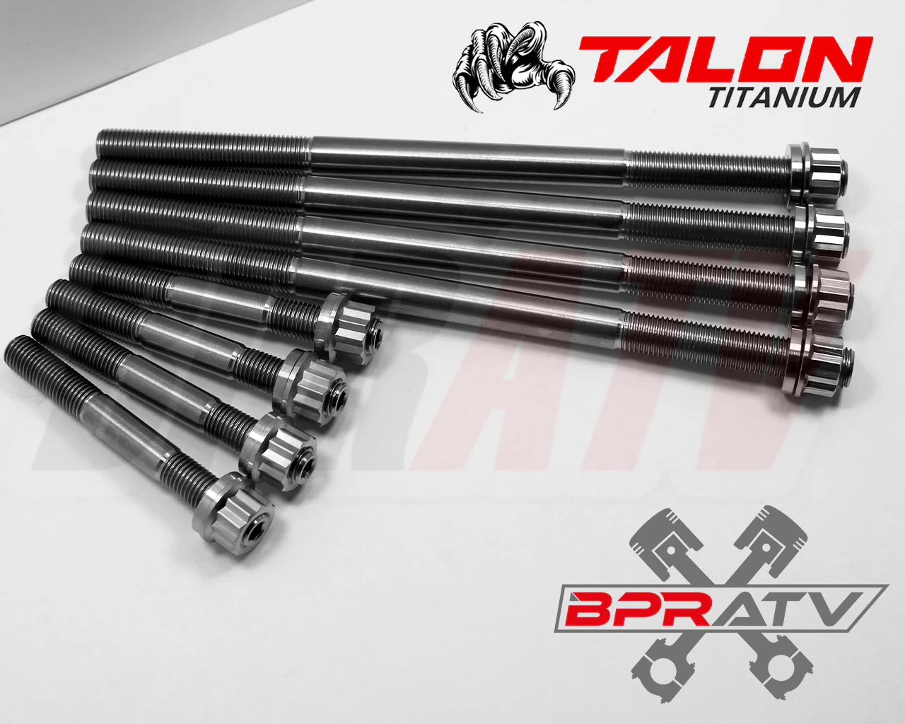 Polaris Sportsman Ranger 500 Complete Titanium Cylinder Head Crankcase Stud Kit - Image 11