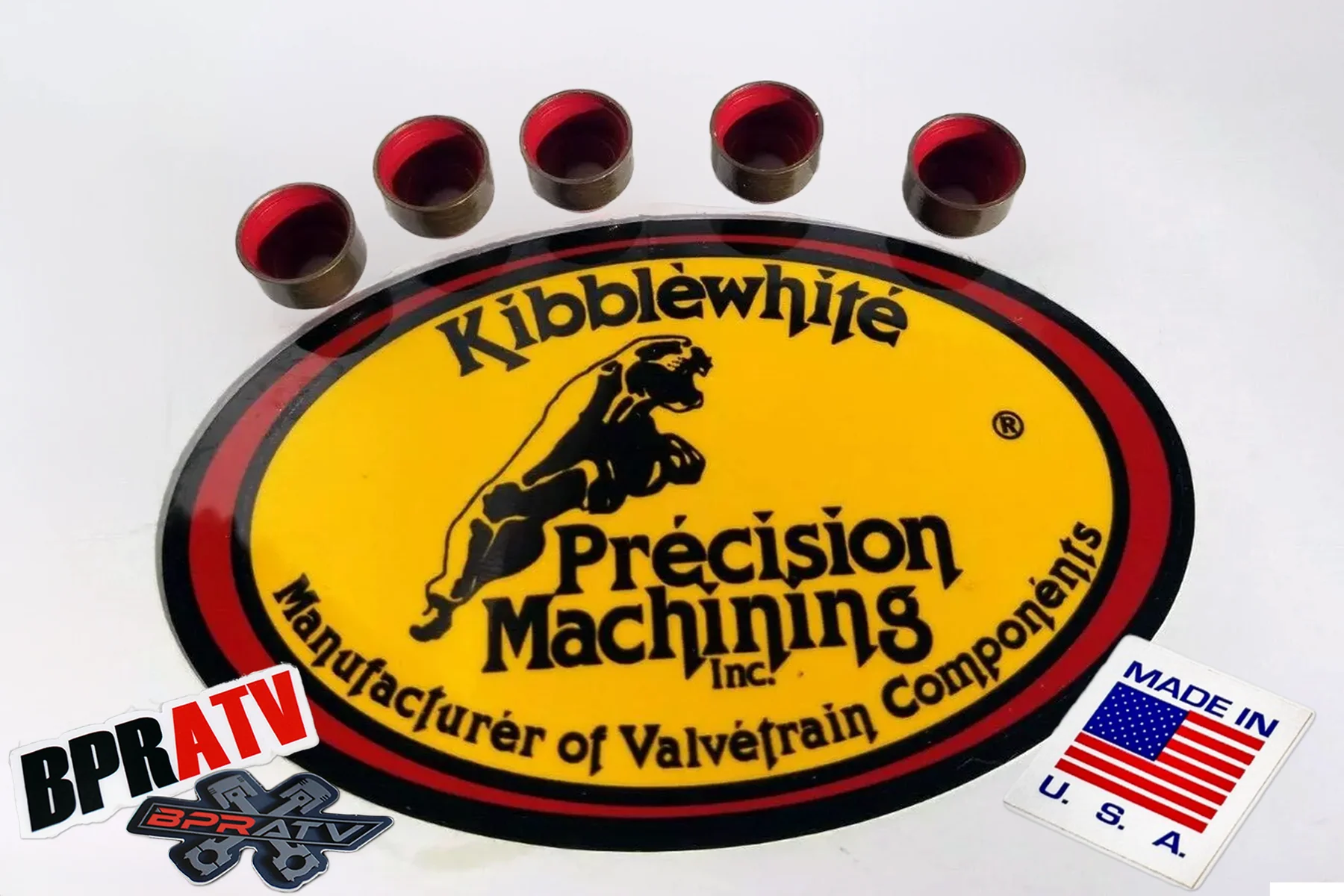 Raptor Rhino 660 Kibblewhite Valves Intake Exhaust Stainless Valve Seals Kit Set - Image 7