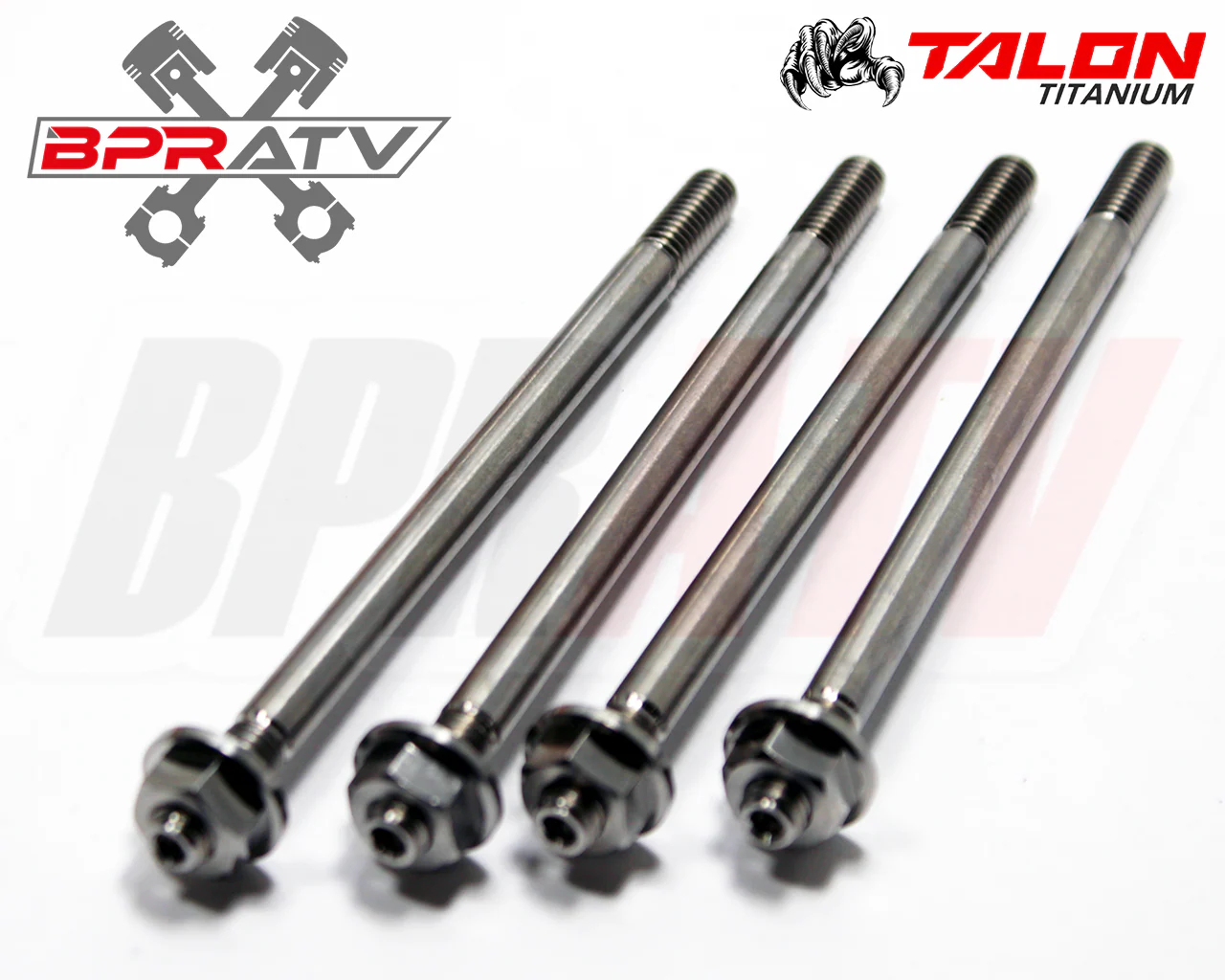 BPRATV Suzuki LT80 LT 80 Stud Bolts Nut TITANIUM Cylinder Bolt Set Head Stud Kit - Image 4