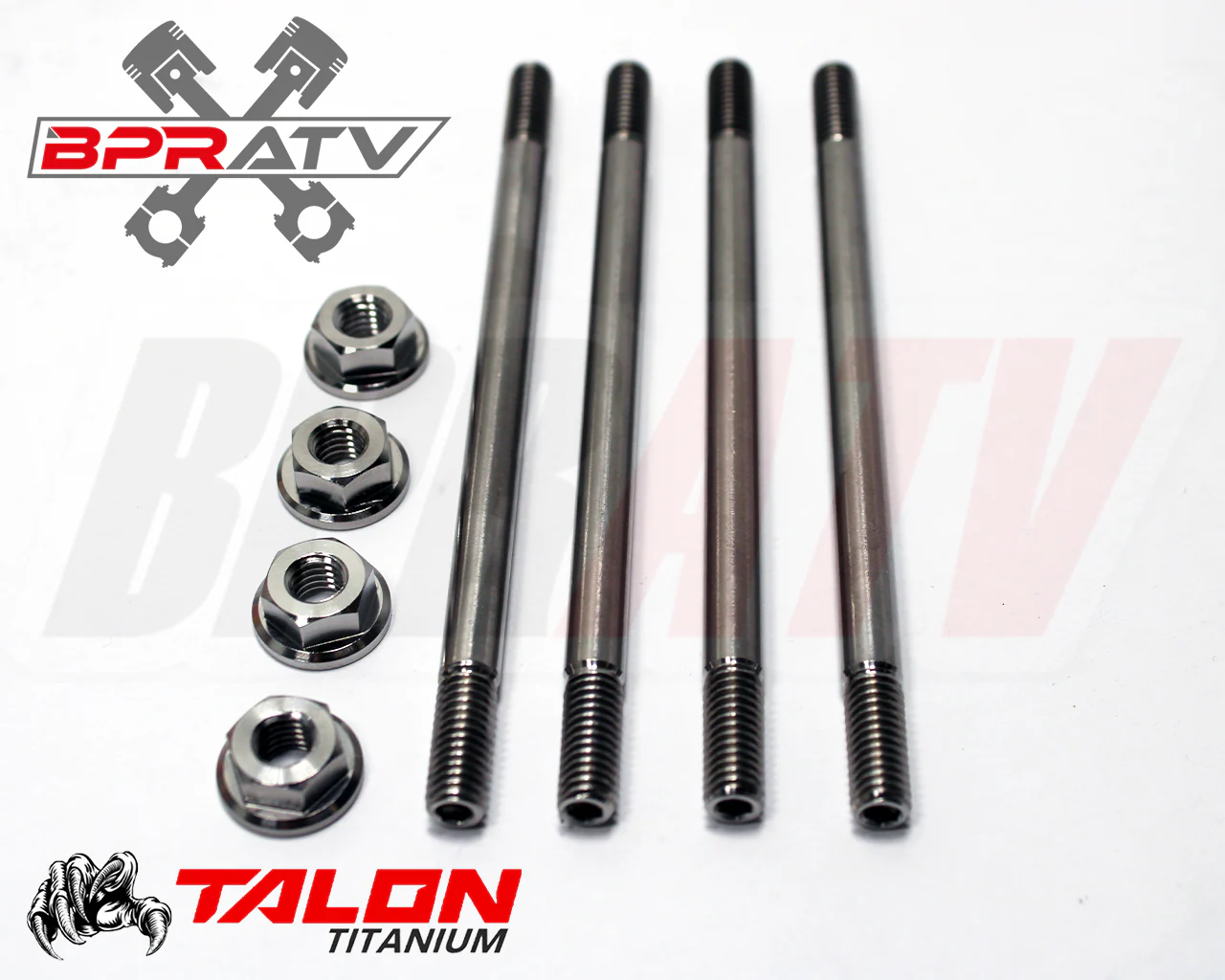BPRATV Suzuki LT80 LT 80 Stud Bolts Nut TITANIUM Cylinder Bolt Set Head Stud Kit - Image 6