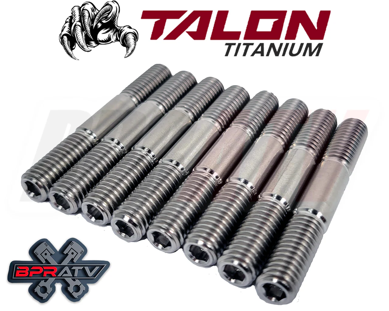 Suzuki 09108-08231 RM250 RM250Z TITANIUM Cylinder Head Studs Nuts Ti Bolts Kit - Image 10