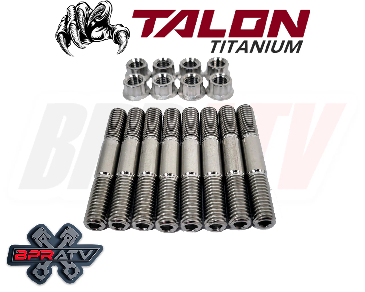 Suzuki 09108-08231 RM250 RM250Z TITANIUM Cylinder Head Studs Nuts Ti Bolts Kit - Image 12