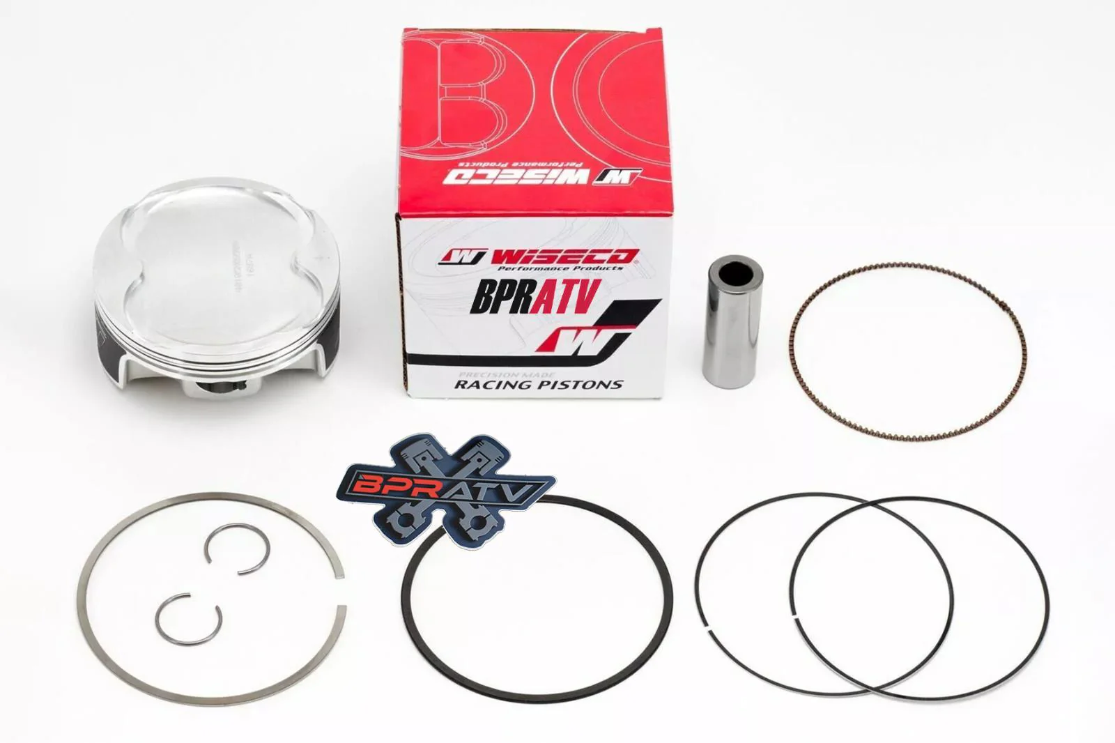Suzuki DRZ 400 94mm +4 Big Bore BPRATV Wiseco Piston 12.5 Cometic Gasket Top Kit - Image 3
