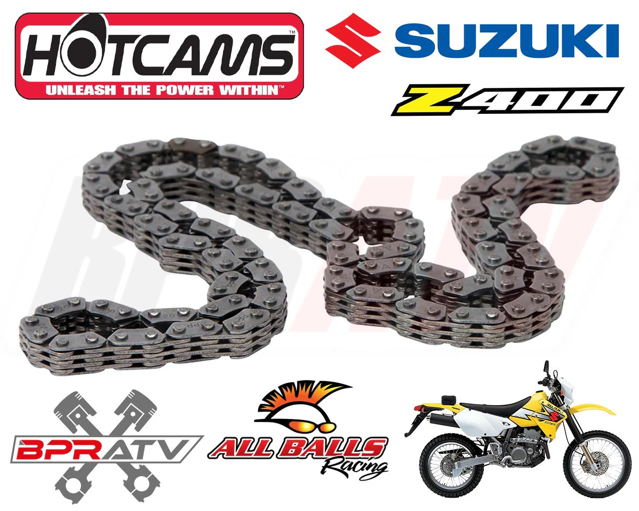 Suzuki DRZ400 DRZ 400 DR-Z400 OEM Extreme Heavy Duty Hotcam Hot Cam Timing Chain - Image 2