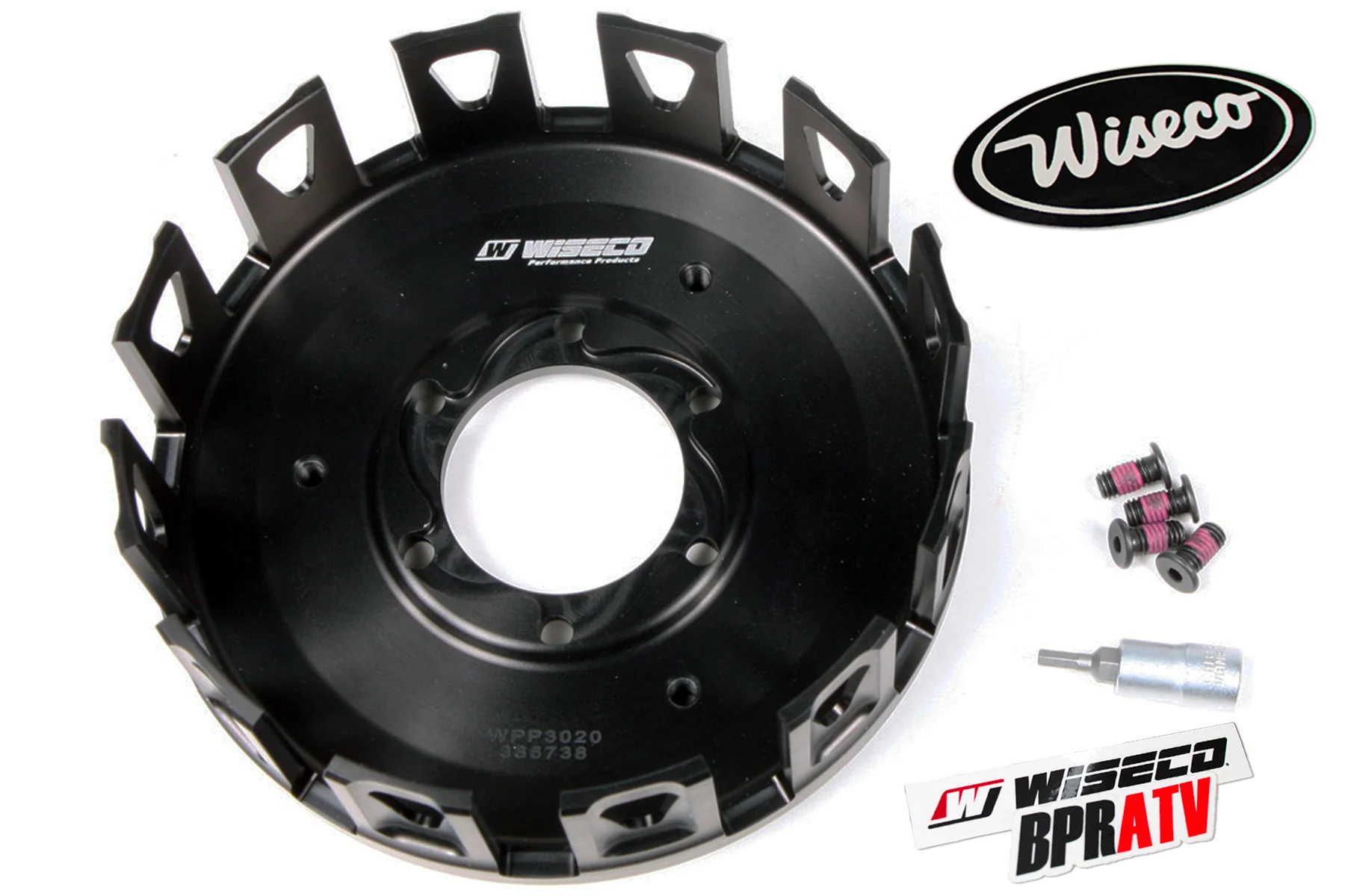 Suzuki DRZ400 DRZ400 LTZ-400 Wiseco Heavy Duty Forged Clutch Basket Fiber Spring - Image 2
