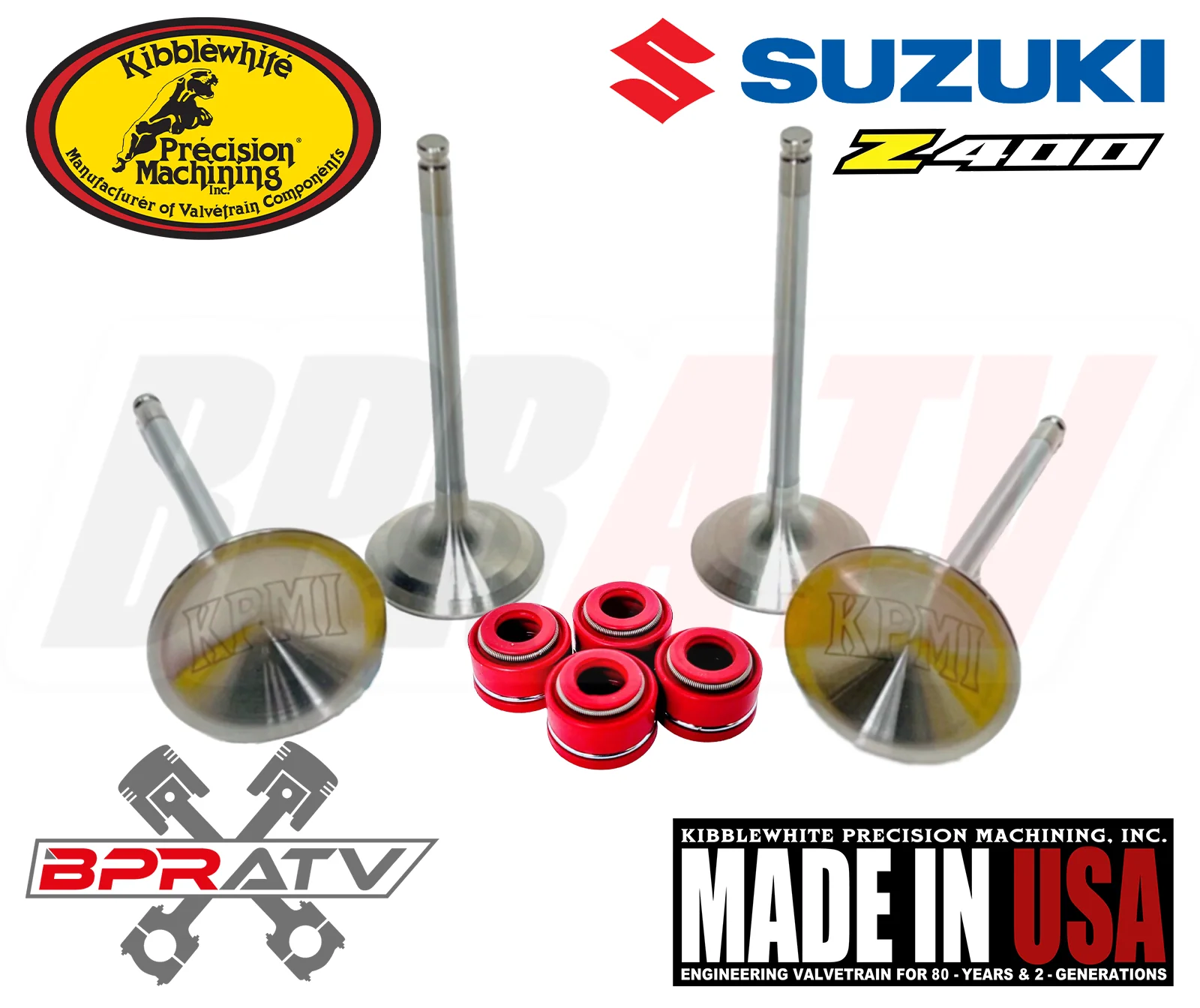 Suzuki DRZ400SM DRZ 400 OEM Replacement Kibblewhite Intake Exhaust Valves Seals - Image 2
