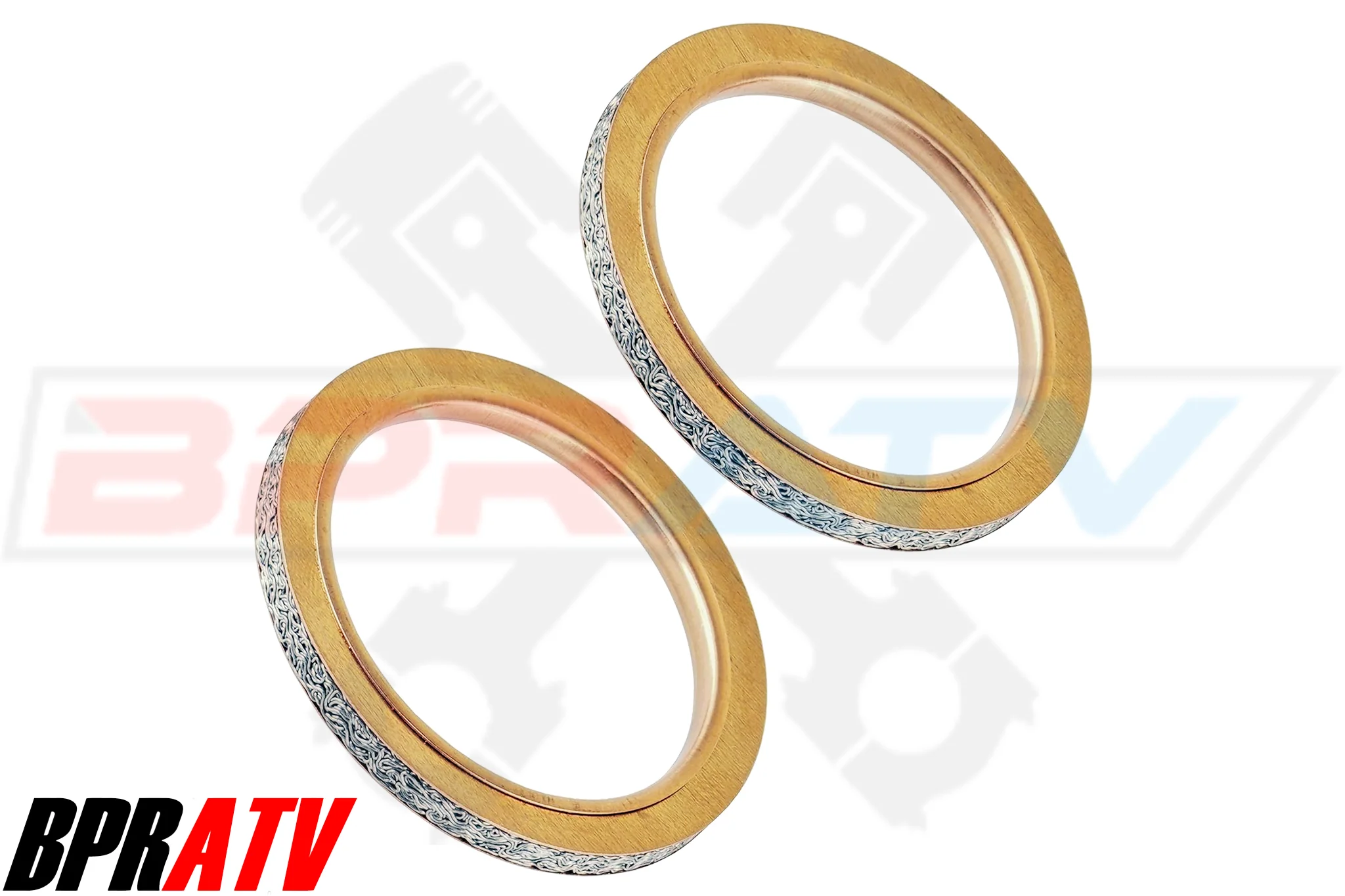 Suzuki GSX-R600 GSX R750 R1000 R1100 TITANIUM Exhaust Manifold Gasket Repair Kit - Image 7
