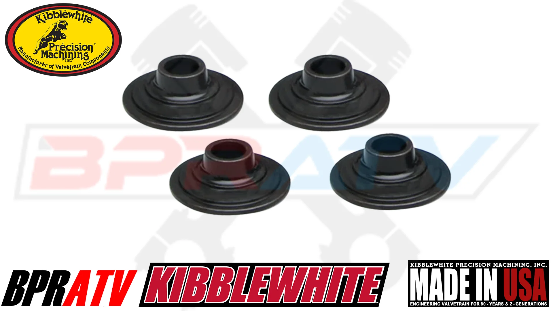 Suzuki KingQuad LTA700 LT-A 700X Kibblewhite Valves Springs Spring Kit RED Seals - Image 6