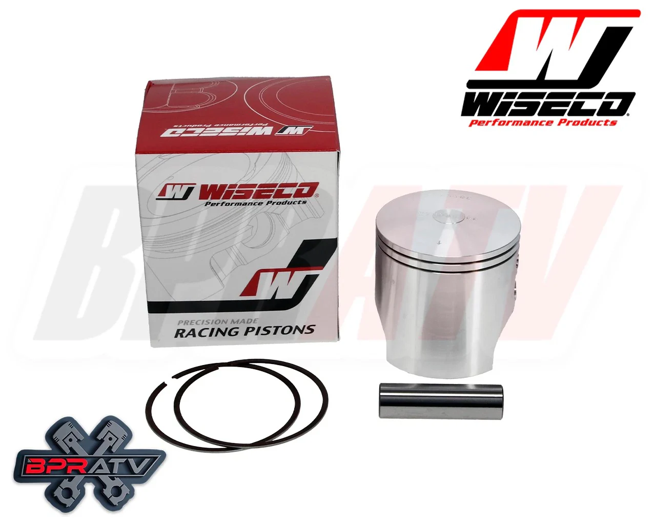 Suzuki LT80 Big Bore Top End Rebuild Kit Kawasaki KFX80 Bore 52mm Wiseco Piston - Image 8
