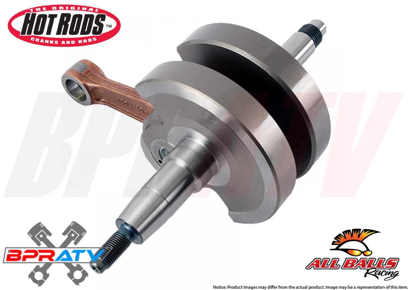 Suzuki LTR450 LTR 450 Hot Rods +4mm Stroker Crankshaft & Main Crank Bearings Set - Image 9