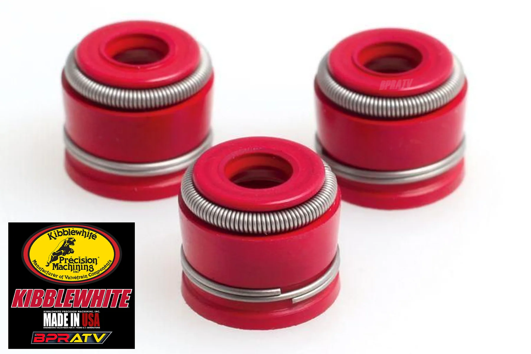 Suzuki LTR450 LTR 450 Kibblewhite Race Titanium Valves Spring Kit KPMI Red Seals - Image 14