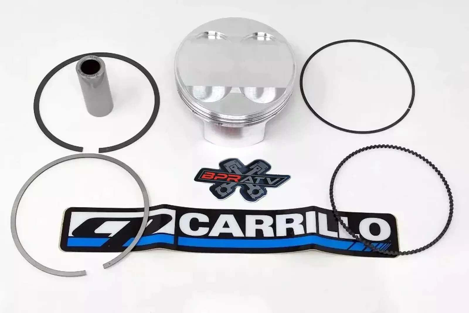 Suzuki LTZ400 LTZ 400 Z400 Stock Cylinder CP Carrillo Piston Top End Rebuild Kit - Image 4