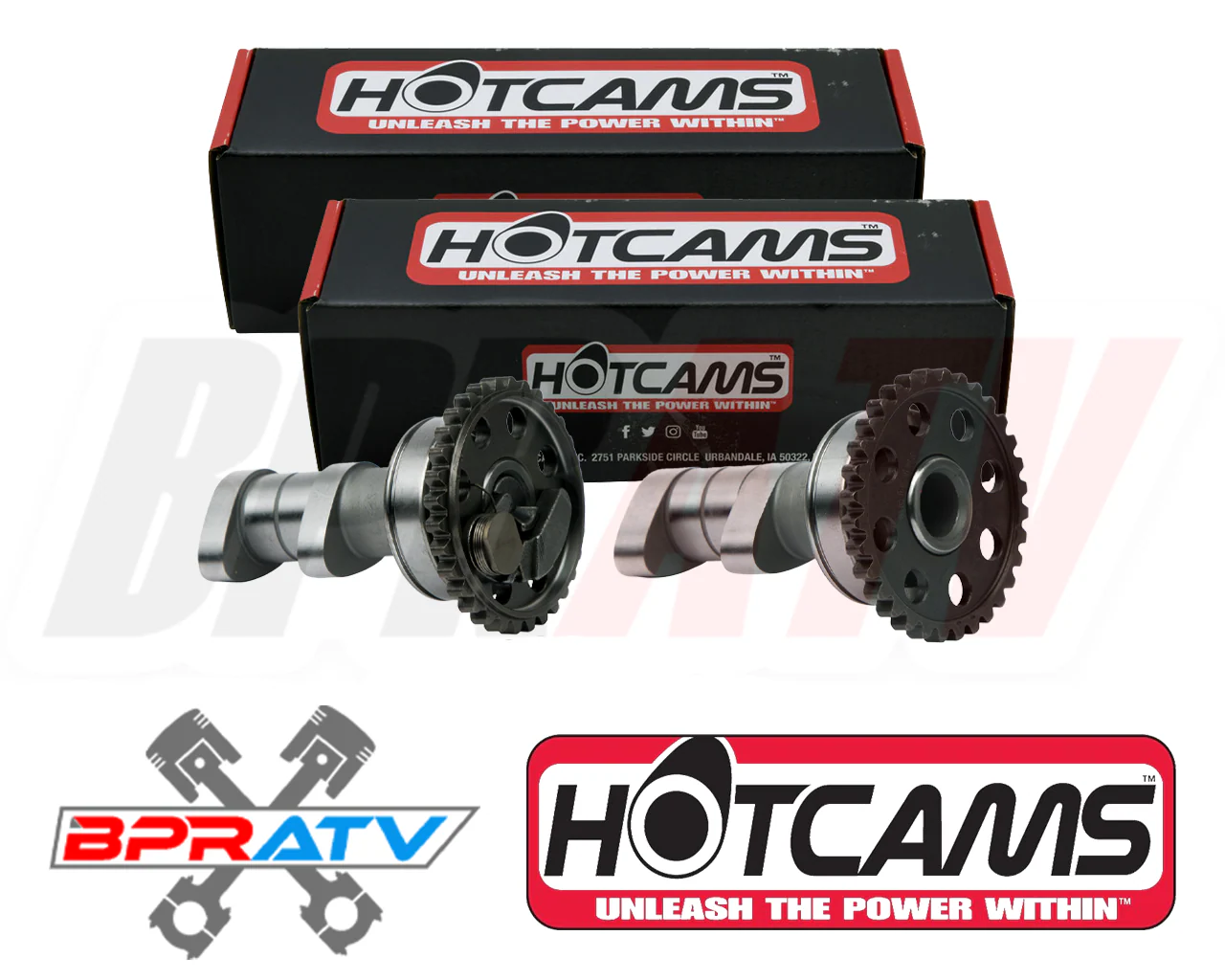 Suzuki LTZ400 Performance Upgrade Hot Cams Stage 2 Camshafts Set & Timing Chain - Image 4