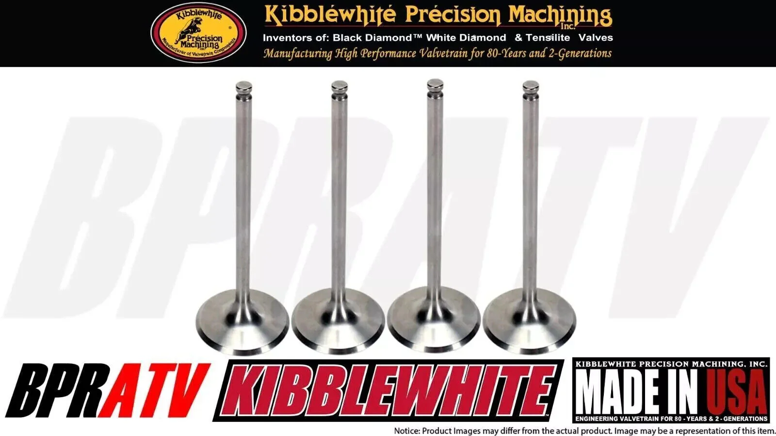 Suzuki RMZ 250 RMZ 250 Kibblewhite Intake & Exhaust Valves & TITANIUM Spring Kit - Image 8