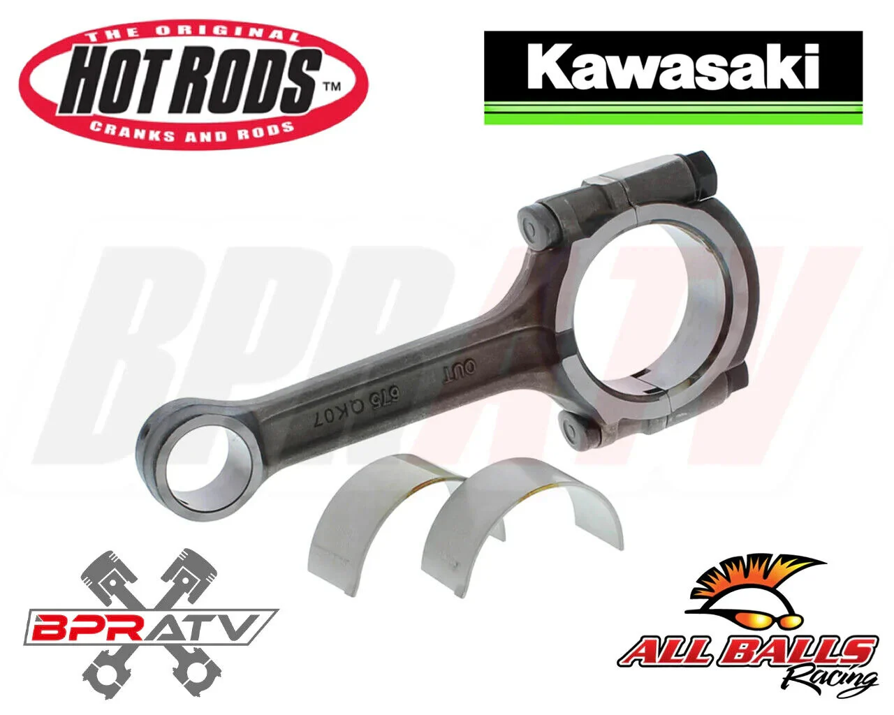 Teryx 750 Brute Force 750 Hot Rods Bottom End Kit NGK Chains Seals Gaskets 08-11 - Image 7
