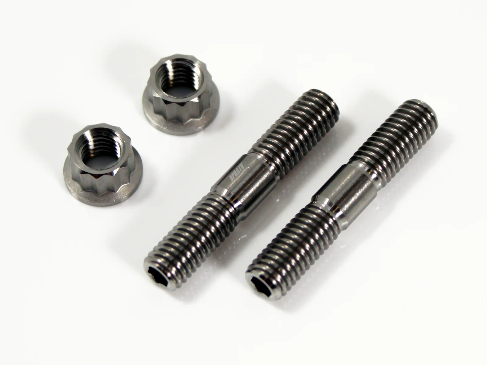 TITANIUM Exhaust Studs Nuts Manifold Gasket Repair Kit For Honda TRX700XX 700XX - Image 15