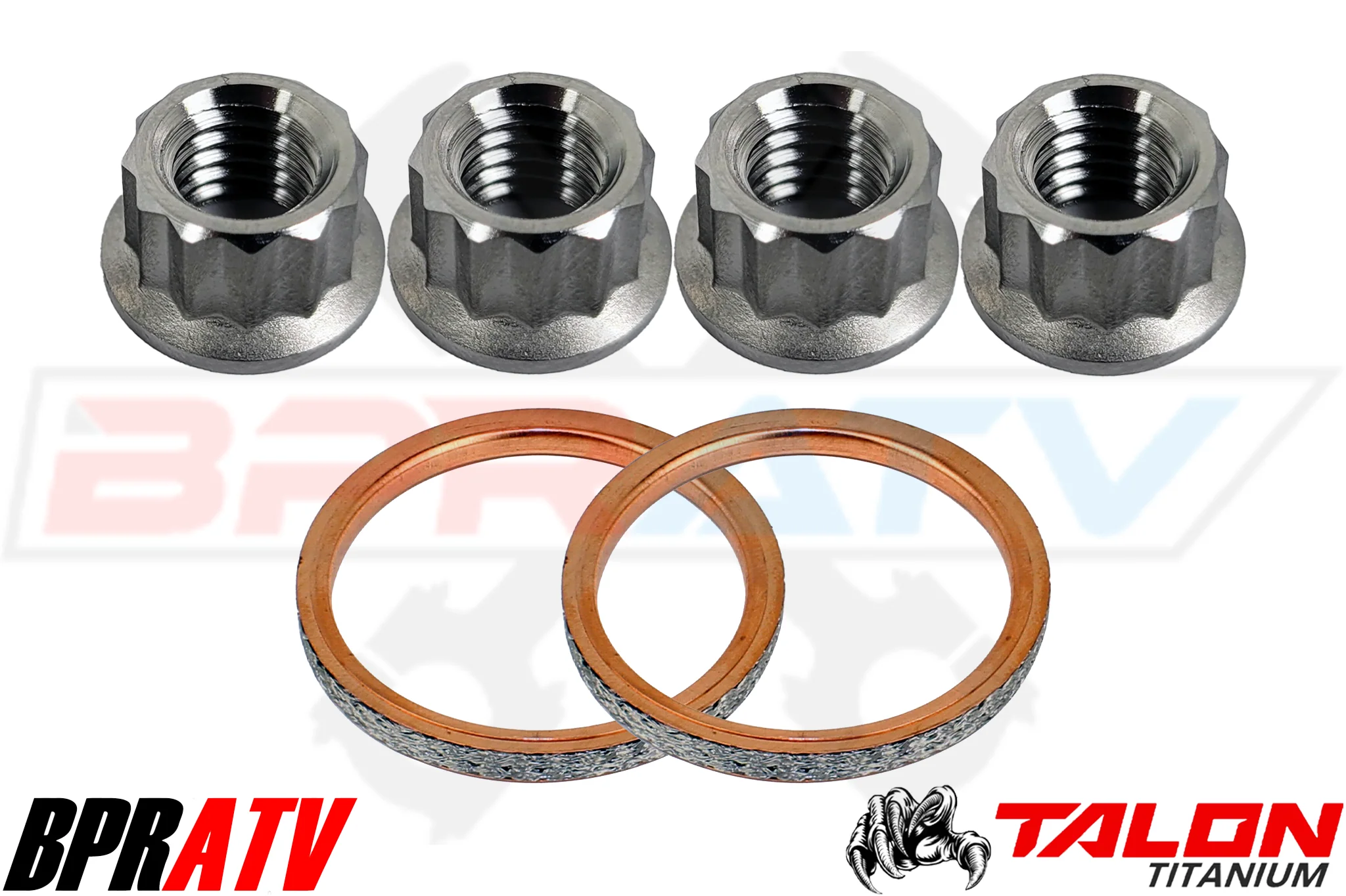 TITANIUM Exhaust Studs Nuts Manifold Gasket Repair Kit For Yamaha YZFR6 YZF R6 S - Image 12