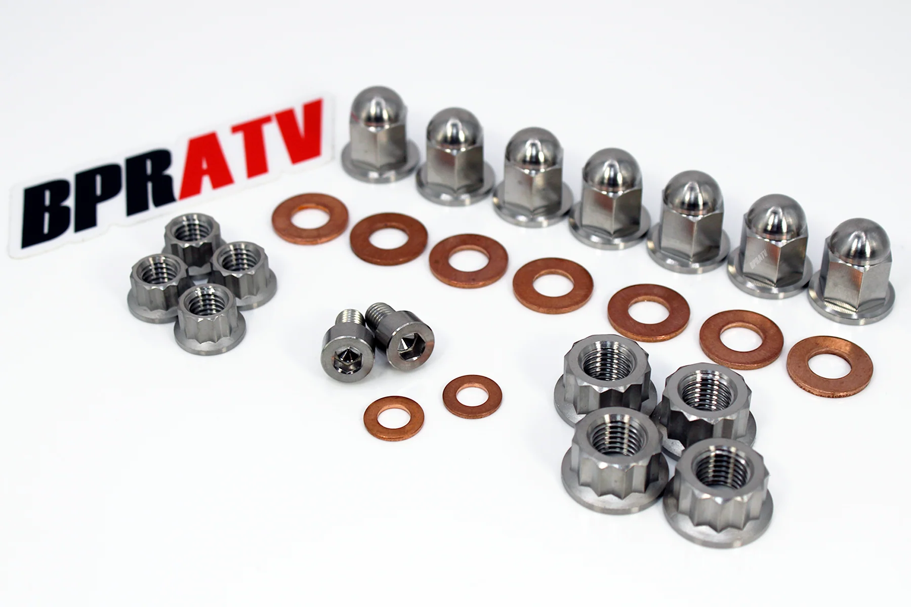 TITANIUM Yamaha YZ 80 YZ 85 YZ 125 Top End Engine Cylinder Head Cap Nuts Kit Set - Image 5