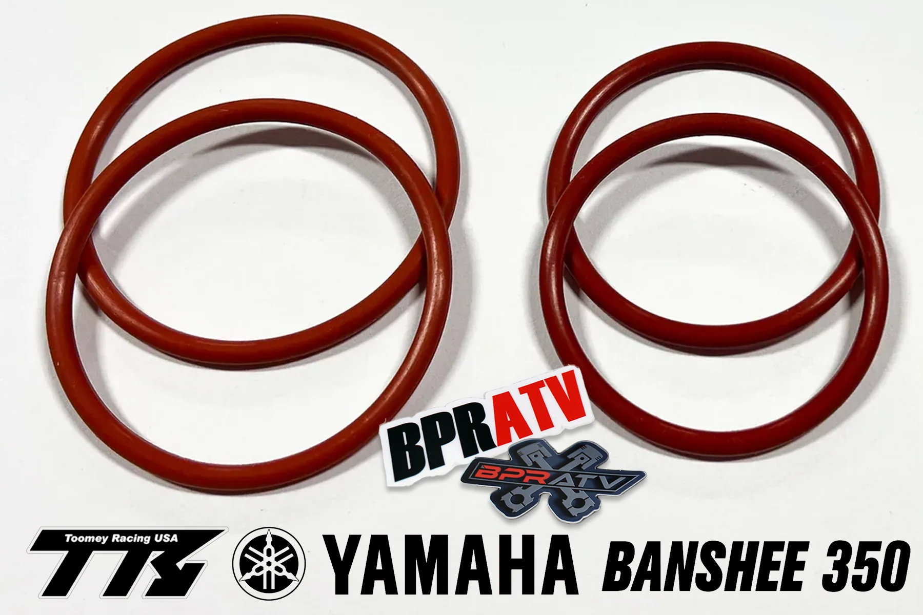 Toomey T4/T5/T6 Complete Exhaust Pipe O-Ring Gasket Kit Yamaha Banshee 1987-2006 - Image 5