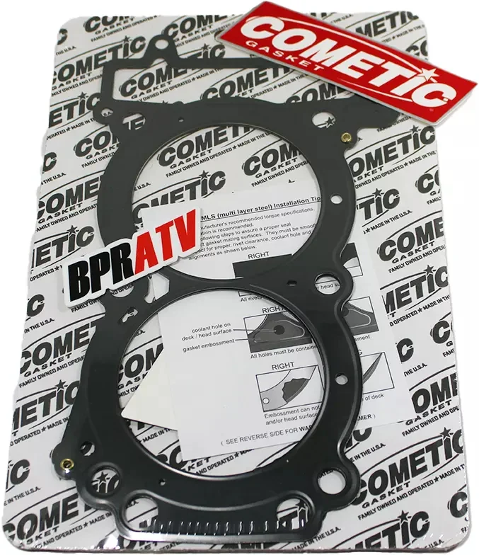 Top End Cometic Gasket C3546 93mm MLS Polaris RZR General XP 1000 Engine Rebuild - Image 17