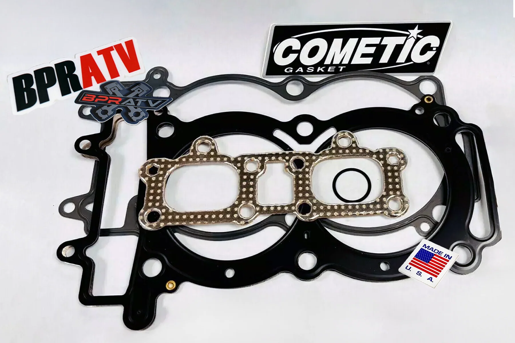Top End Cometic Gasket C3546 93mm MLS Polaris RZR General XP 1000 Engine Rebuild - Image 2