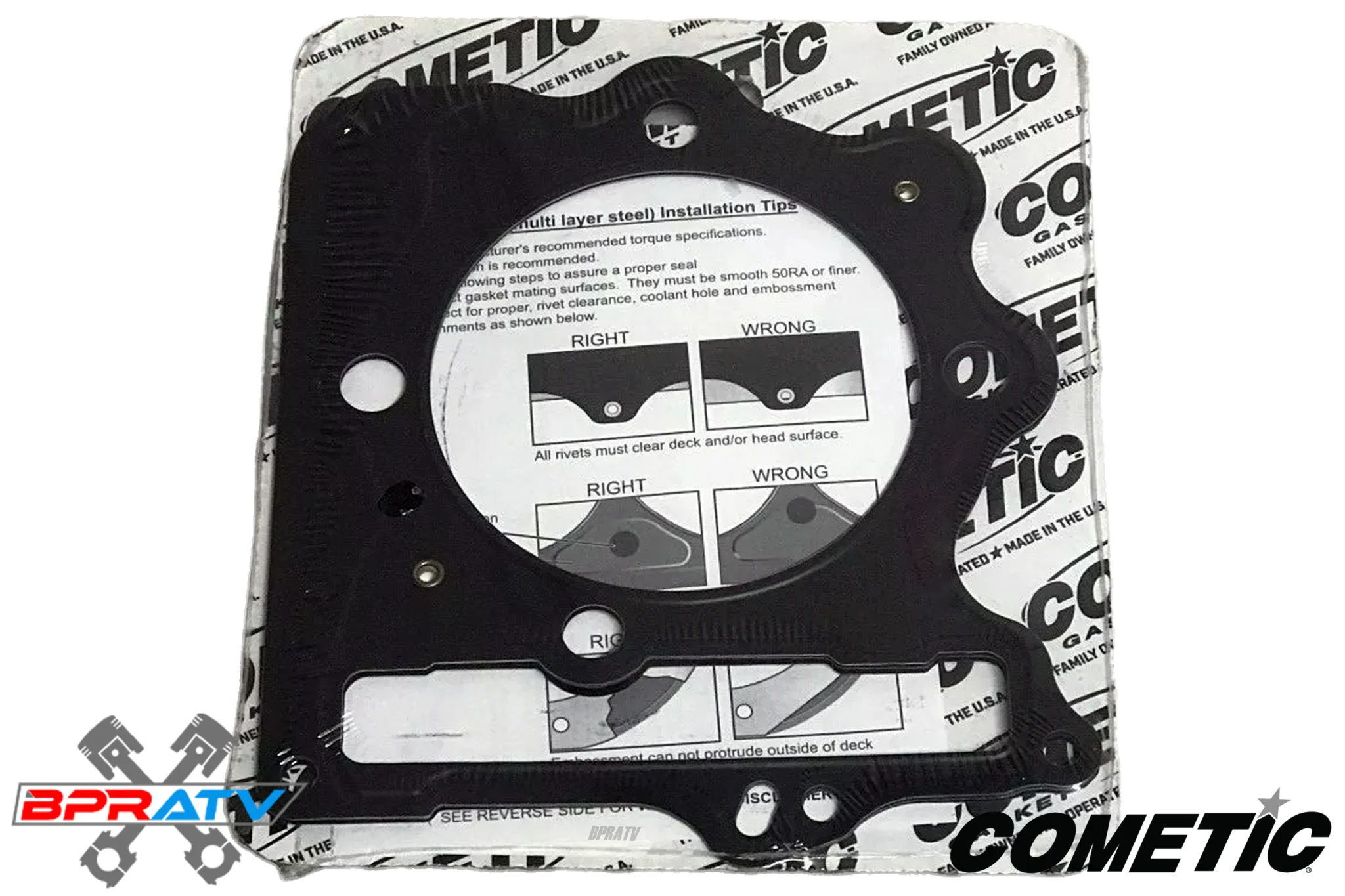 TRX 400EX 400EX 87mm Big Bore WISECO Piston Rings Set Cometic Top End Gasket Kit - Image 14