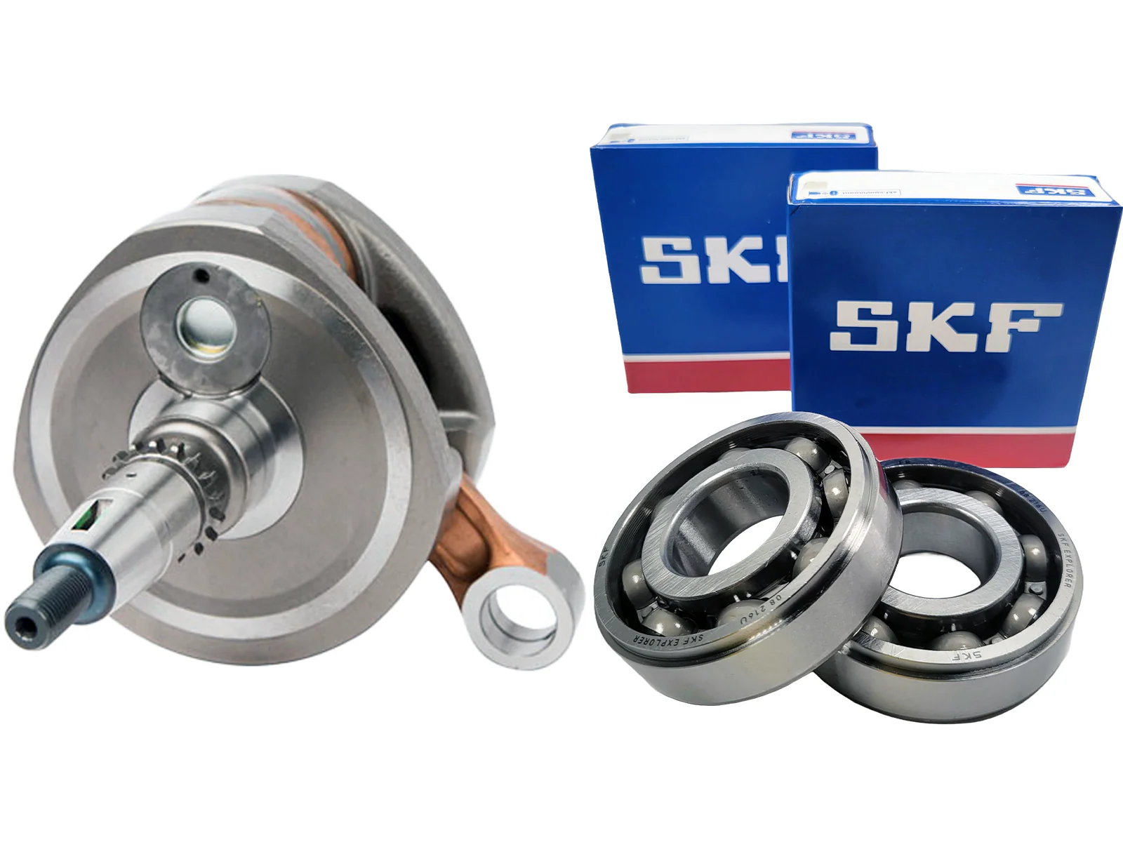 TRX 400EX 400X Stroker Crank Hotrods 4mm Stroke Crankshaft & Main Crank Bearings - Image 2