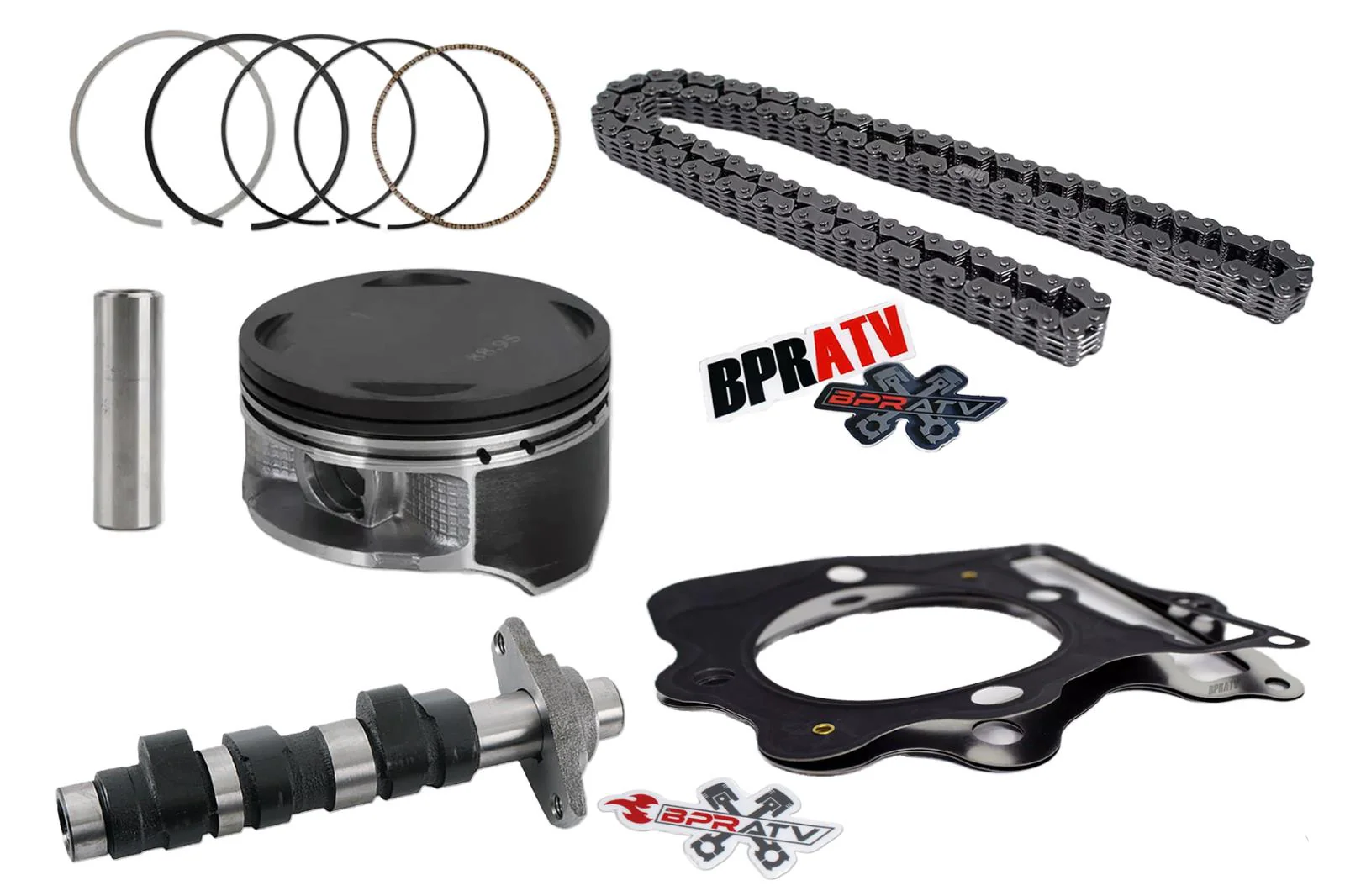 TRX 400EX 400X XR 400R Stock Cylinder Piston Top End Rebuild Kit Performance Cam - Image 6