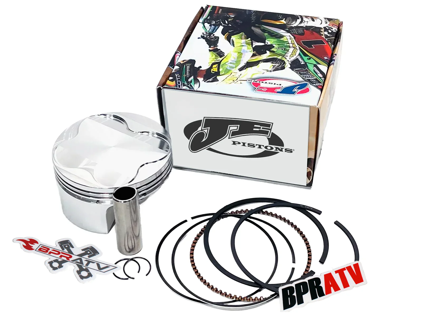 TRX 400EX 400X XR400 89mm Big Bore Cylinder 10.8:1 JE Piston Gaskets Rebuild Kit - Image 4