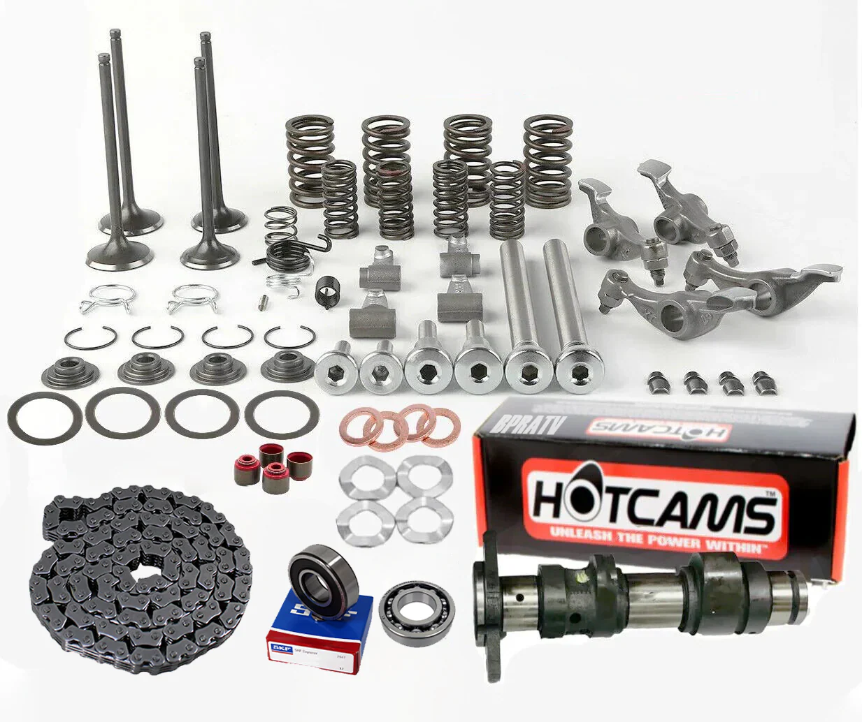 TRX 400EX Hotcams Stage 1 Stock Replace Camshaft Valves Rockers Head Rebuild Kit