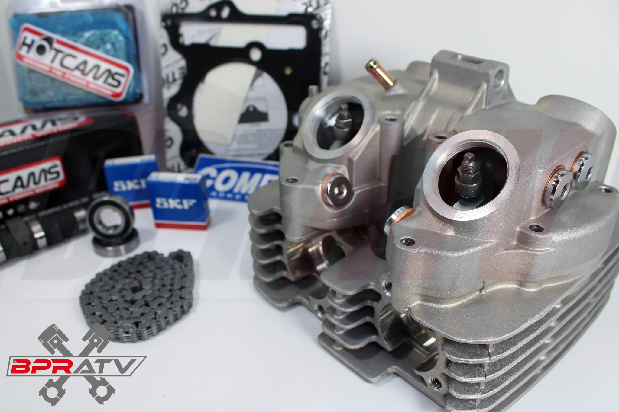 TRX400EX 400EX Assembled Cylinder Head Stage 2 Hot Cams Chain & 87 88 89 Cometic - Image 5