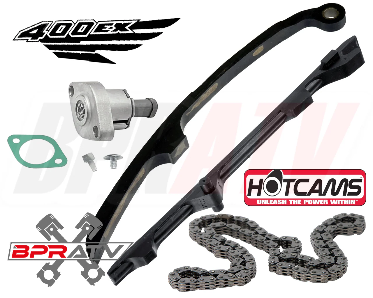 TRX400EX 400EX Timing Guides Guide Tensioner Chain Tensioner HOTCAMS Cam Chain - Image 2
