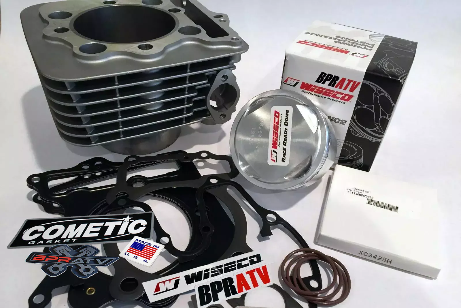 TRX400EX 400X XR400R 87mm 416cc Big Bore Kit Wiseco Piston + Cometic Gaskets NEW - Image 2