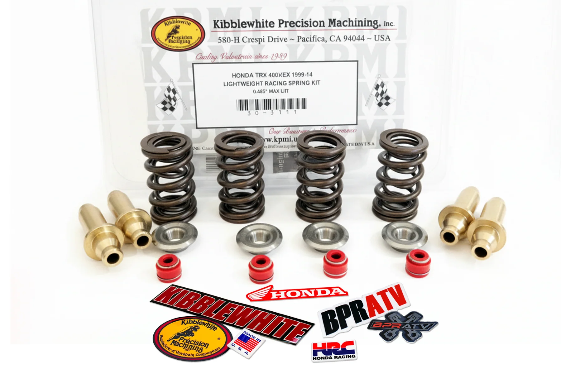 Kibblewhite Top End Spring Guide Seal Kit Honda TRX400EX 400X XR400 Performance! - Image 2