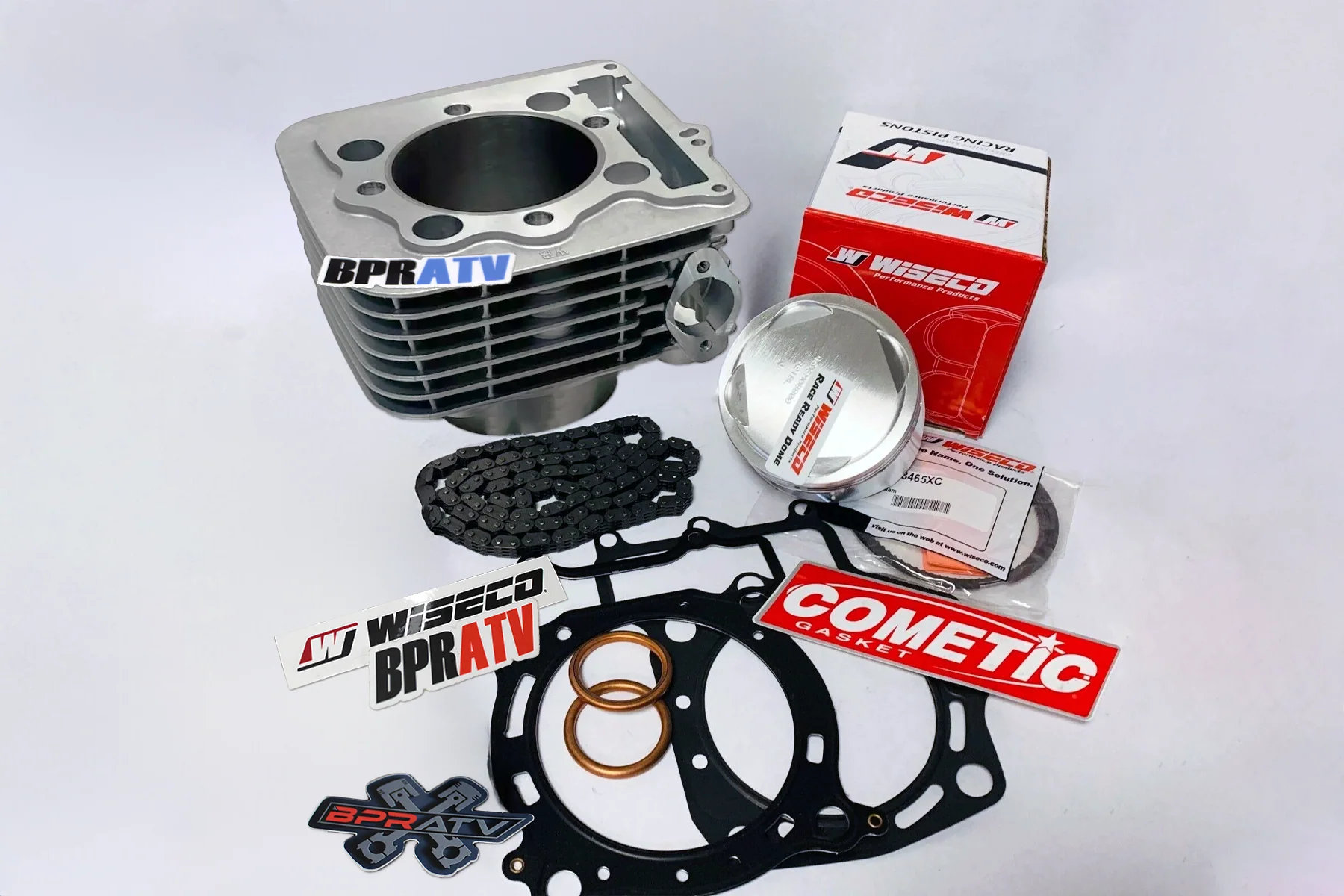 TRX400EX TRX 400EX Big Bore 89mm 440cc 12.5 Wiseco Piston Top Engine Rebuild Kit - Image 16