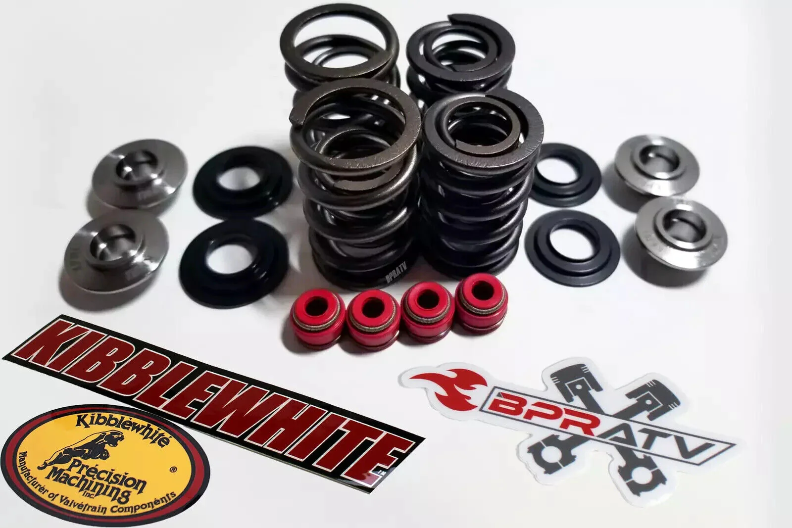 TRX400EX TRX 400EX XR400 Kibblewhite Valves Spring Guides Head Rebuild Kit Valve - Image 3