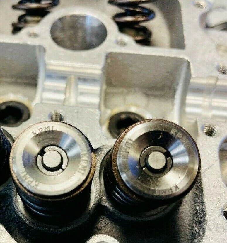 04 05 TRX450R Ported Cylinder Head Assembly Assembled Head Kibblewhite Valves - Image 3