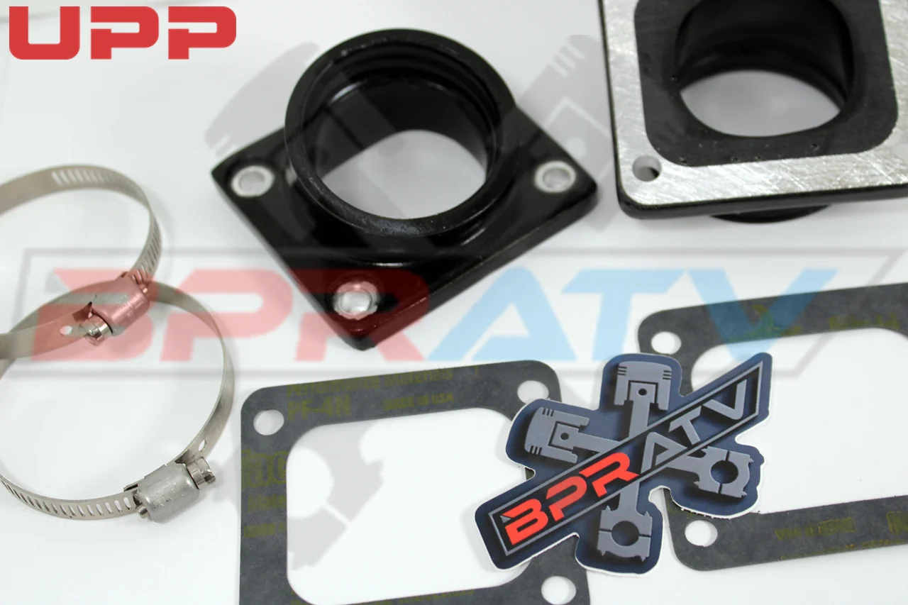 Banshee 350 CUB UPP RACING 34 35 36mm Carburetor Intake Manifold Pair Keihin PW - Image 14