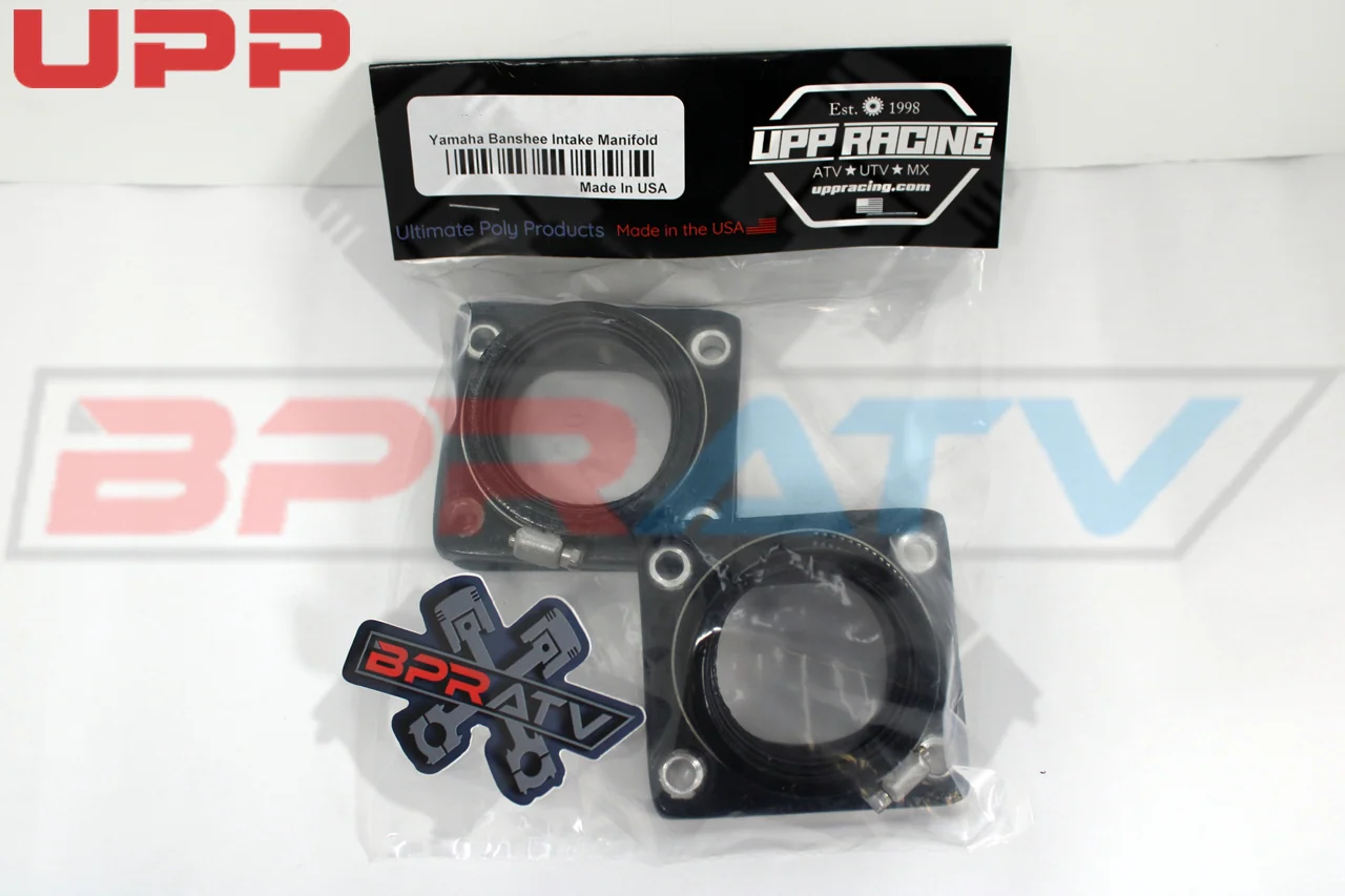 Banshee 350 CUB UPP RACING 34 35 36mm Carburetor Intake Manifold Pair Keihin PW - Image 5