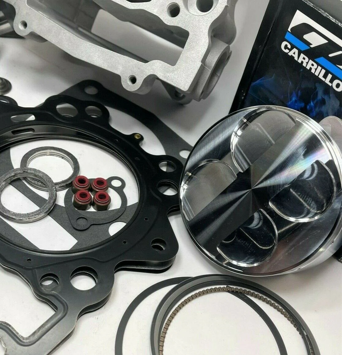 Viking 700 Crankcases Cases Rebuild Kit Complete Top Bottom End Motor Engine Kit - Image 15