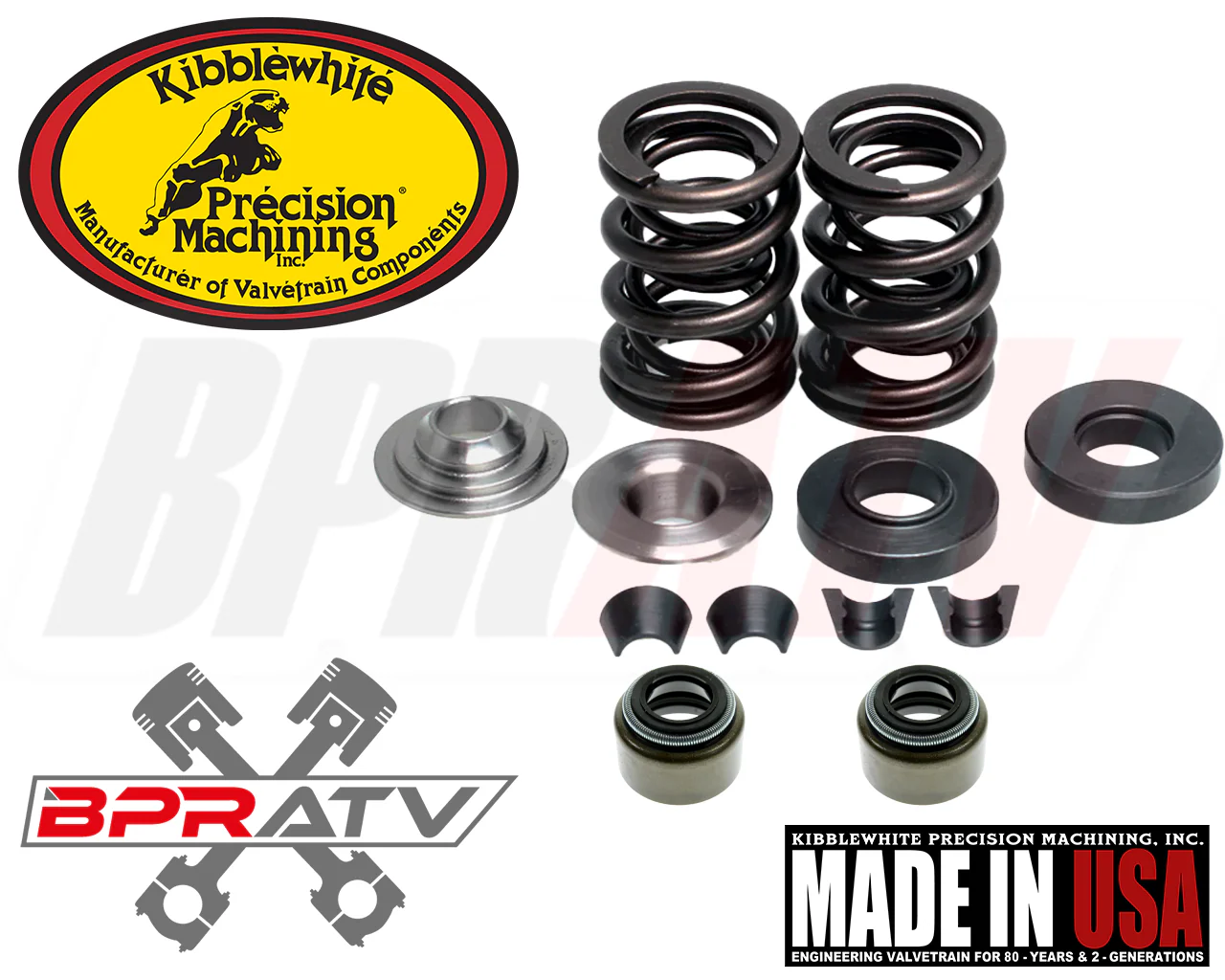 Warrior 350 YFM350X YFM 350X Intake Exhaust Valves Kit & KIBBLEWHITE Spring Kit - Image 2