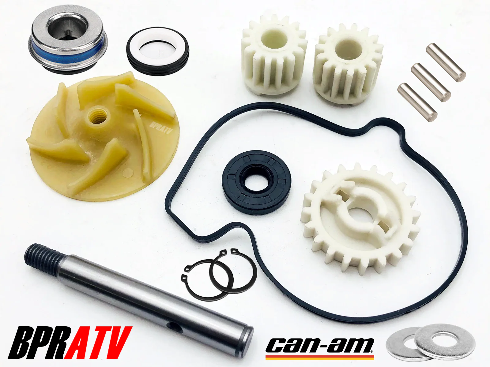 Water Pump Impeller Rebuild Kit for Bombardier BRP Can-Am Maverick 800 2006-2018 - Image 2