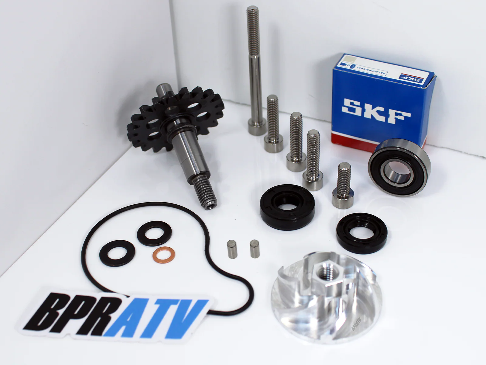 Water Pump Impeller Shaft Gear Bearings Kit For Yamaha WR250F WR 250F 2001-2013 - Image 19