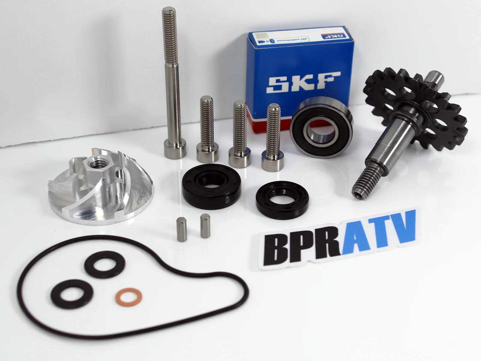 Water Pump Impeller Shaft Gear Bearings Kit For Yamaha WR250F WR 250F 2001-2013 - Image 5