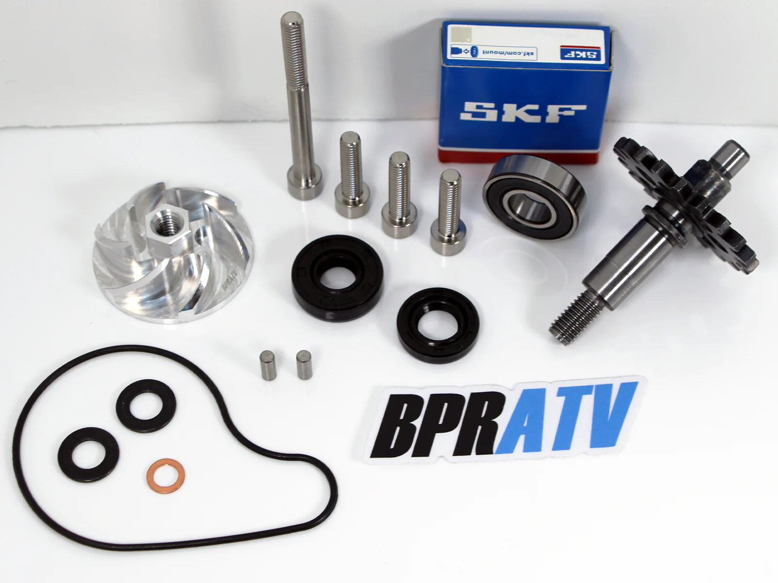 Water Pump Impeller Shaft Gear Bearings Kit For Yamaha YZ250F YZ 250F 2001-2013 - Image 5