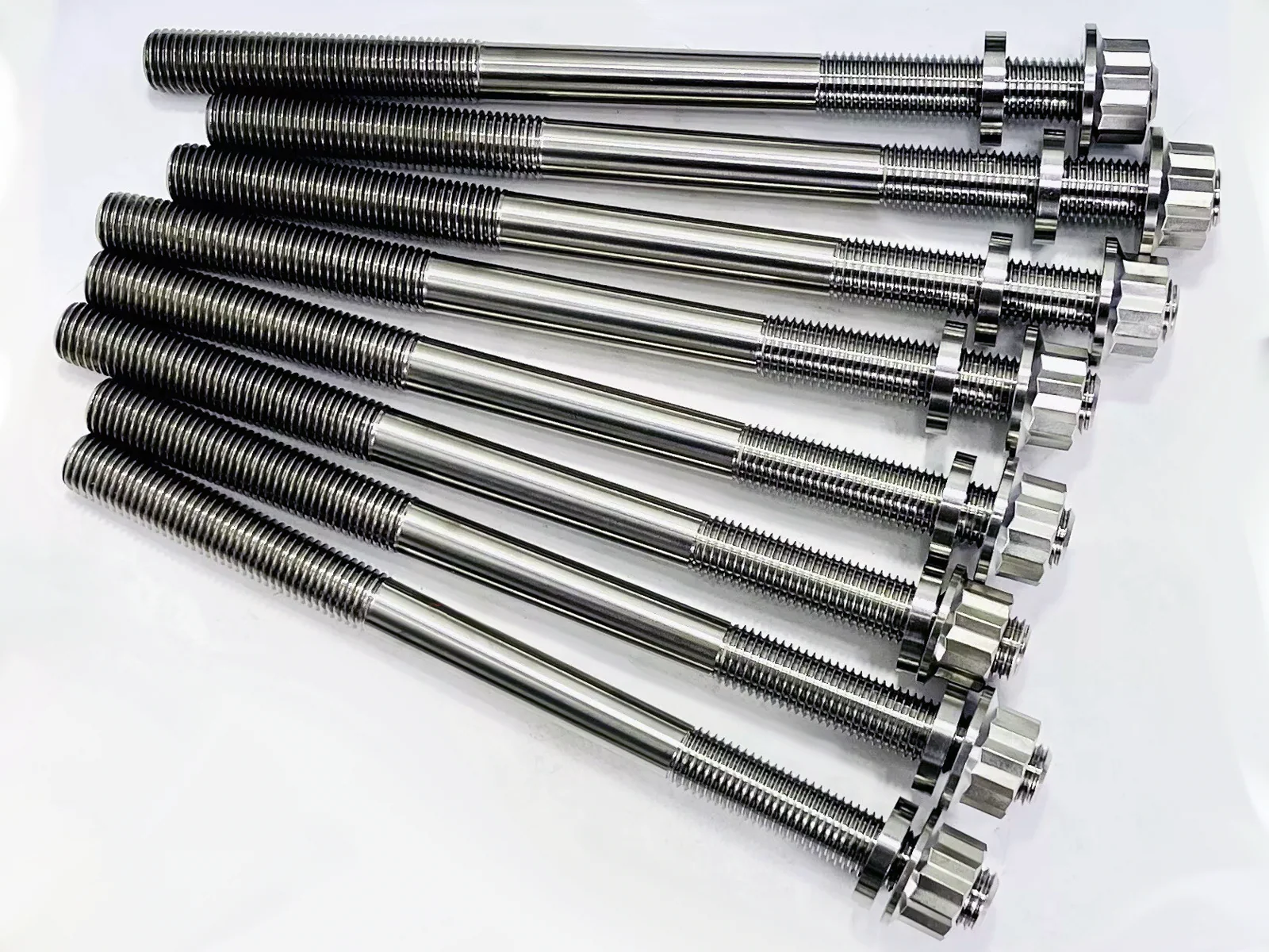 Wildcat 1000 4X Turbo Cylinder Bolts Head Studs Titanium Cylinder Head Stud Kit - Image 2