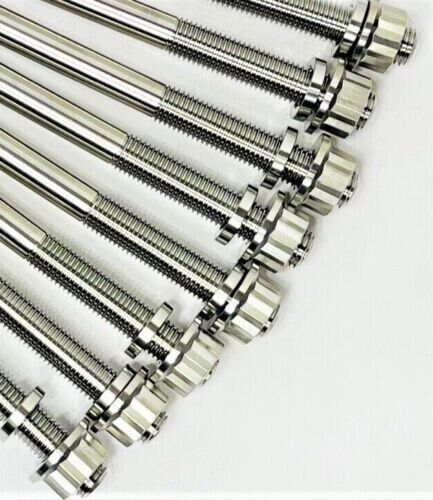 Wildcat 1000 4X Turbo Cylinder Bolts Head Studs Titanium Cylinder Head Stud Kit - Image 4