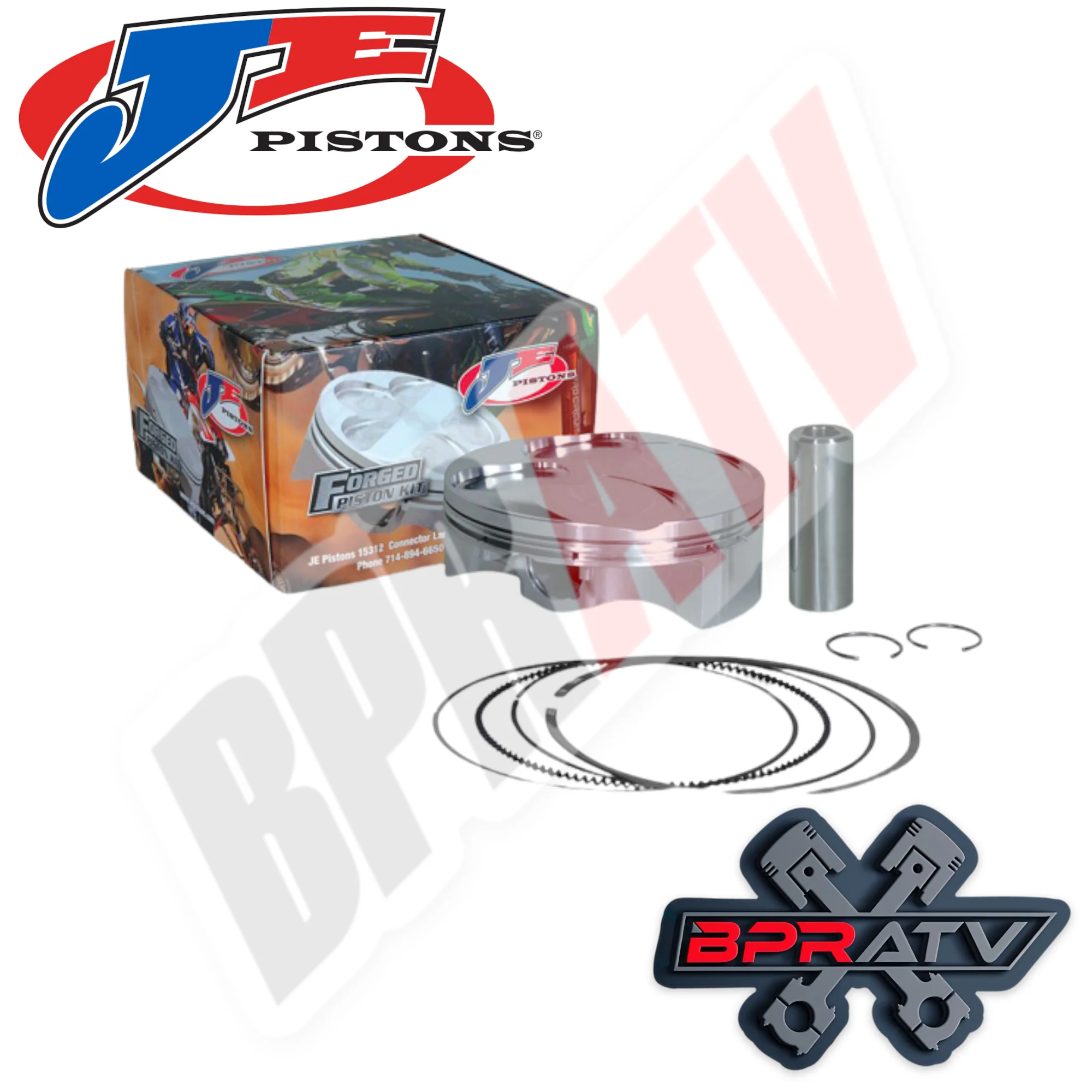 Wildcat 1000 X 4X JE Pistons Stock OEM Replacement Piston Head Gasket Top End - Image 20